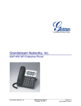GXP User Manual - Grandstream Networks