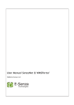 User Manual SenzaNet & WMSPortal - Panasonic Industrial Devices