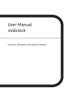 User Manual midiclock - E