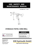 AK-46 User Manual Core Drill