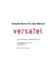 Versatel Server XL User Manual