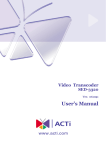 User's Manual - Videosystems