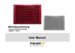 User Manual - Mauser Sitzkultur