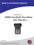 MEMS Handheld Flow Meter User Manual(VA.0)