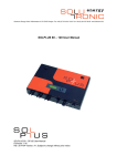 SOLPLUS 80 – 120 User Manual