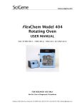 FlexChem Model 404 User Manual
