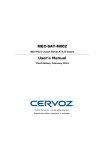 MEC-SAT-M002 User's Manual