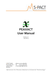 PEAXACT - User Manual