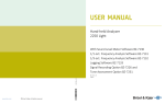 User Manual: Hand-held Analyzer Type 2250-L