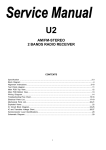 Sangean U-2 service Manual