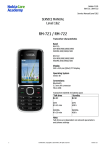 Nokia C2-01 RM-721 / RM-722 Service Manual