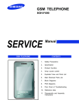 Samsung SGH-F490 service manual