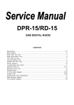 Sangean DPR-15 Service Manual