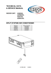 TECHNICAL DATA & SERVICE MANUAL SPLIT SYSTEM AIR