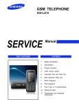 Samsung SGH-J210 service manual
