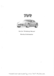 TVR Cerbera Workshop Service Manual - Electrical
