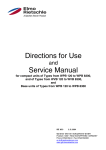 Directions for Use Service Manual