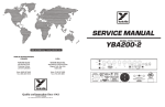 SERVICE MANUAL YBA200-2