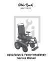 B500/B500-S Power Wheelchair Service Manual