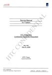 Service Manual for Feelers