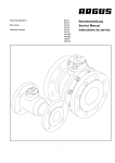 Betriebsanleitung Service Manual Instructions de service