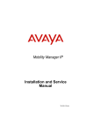 Mobility Manager IP Installation and Service Manual