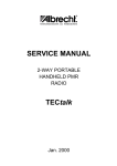 SERVICE MANUAL TECtalk