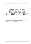 AHDSP 2v1 / 2v2 Service Manual F – 2107 / F - 2207