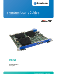 Kontron User's Guide «