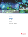 SIEVE 2.2 User Guide Version A