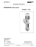 Operating manual - Brinkmann Pumps