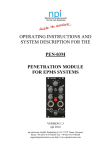 OPERATING INSTRUCTIONS AND SYSTEM DESCRIPTION FOR