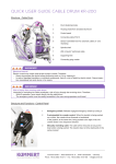 QUICK USER GUIDE CABLE DRUM KR-200