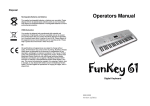 Operators Manual - Musikhaus Kirstein