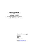 020-401-UK Operators manual for Sprimas