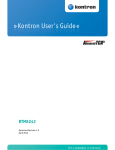 Kontron User's Guide «