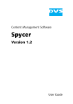 Spycer User Guide (Version 1.2)