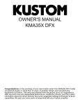 KMA35X DFX Owners Manual 11NOV02.cdr