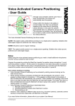 Voice Activated Camera Positioning - User Guide