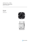 Operating Instructions Busch-Dimmer&reg; Dimmer - Busch
