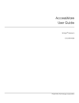 AccessWare User Guide - John J. Jacobs