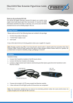 FiberX DVI Fiber Extender Pigtail User Guide FX