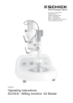 Operating Instructions SCHICK