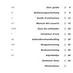 User guide Bedienungsanleitung Guide d'utilisation