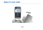 Nokia E71 User Guide - E-Plus