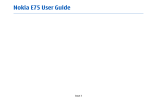 Nokia E75 User Guide