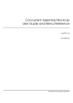 Concurrent Assembly Mock-Up User Guide and Menu Reference