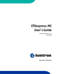 ETXexpress-MC User's Guide