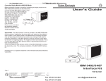 User's Guide IBM 3482/3487 Interface Kit