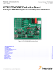 KIT912F634EVME, Evaluation Board - User's Guide